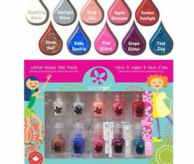 Suncoat Water-Based Nail Polish Kit Supply