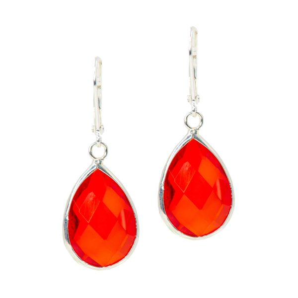 ORANGE ICE STATEMENT EARRINGS on Sale