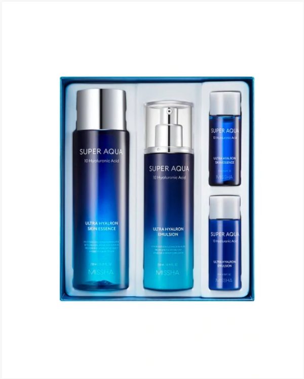 [MISSHA] Super Aqua Ultra Hyalron Set (Include 4 Items) Cheap