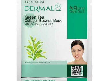 Dermal Green Tea Collagen Essence Face Mask Online Sale