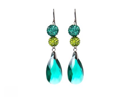 Emerald Debutante Statement Earrings Online