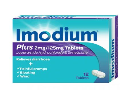 Imodium Plus 2mg 125mg Tablets Online Sale