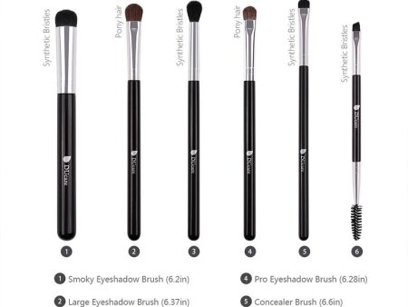 DUcare Eyeshadow Brush 4 6PCS Online now