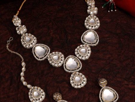 Anika Polki Uncut Kundan Set. For Sale