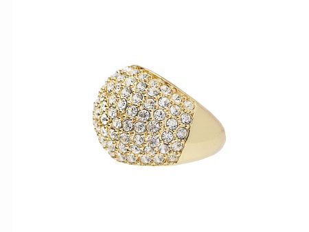 DAZZLING NIGHTS STATEMENT RING (GOLD) Online now