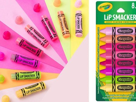 Lip Smacker Crayola Lip Balm Party Pack, 8 Count For Discount