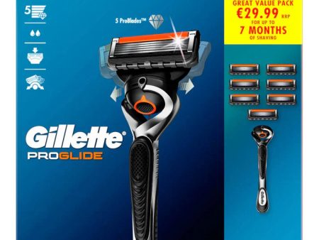 Gillette Proglide Great Value Pack 7 Months Of Shaving For Cheap