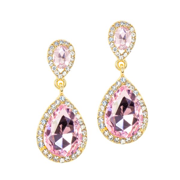 PINK PARADISE STATEMENT EARRINGS on Sale