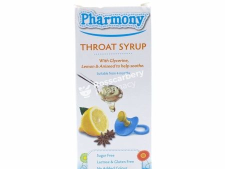 Pharmony Throat Syrup with Natural Lemon Oil - 4+months Online