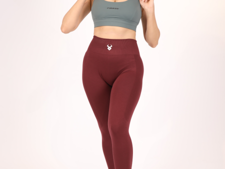 Fireox Yoga Pants, Maroon Discount