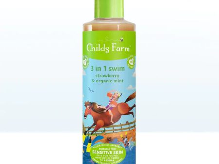 Childs Farm 3 In 1 Swim For Hair To Toe After Swim Care - Strawberry & Organic Mint Supply