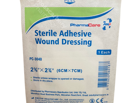 PharmaCare Sterile Adhesive Wound Dressing (6cm x 7cm) - Single on Sale