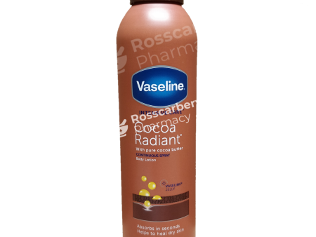 Vaseline Intensive Care Cocoa Radiant Continuous Spray Body Lotion Sale