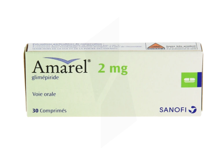 Amarel 2mg (glimeperide) 30 tablet--Sanofi GHU Discount