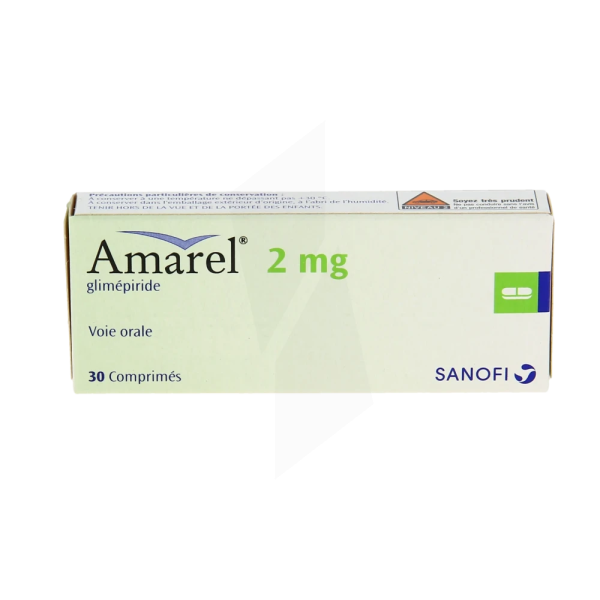 Amarel 2mg (glimeperide) 30 tablet--Sanofi GHU Discount