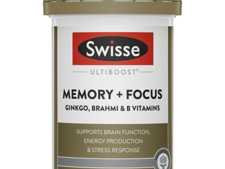 Swisse Ultiboost Memory + Focus 50 Tablets For Discount