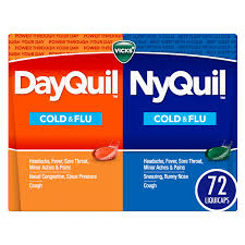 Day Quil Nay Quil Cold + Flu (4 Blis Box) Online now